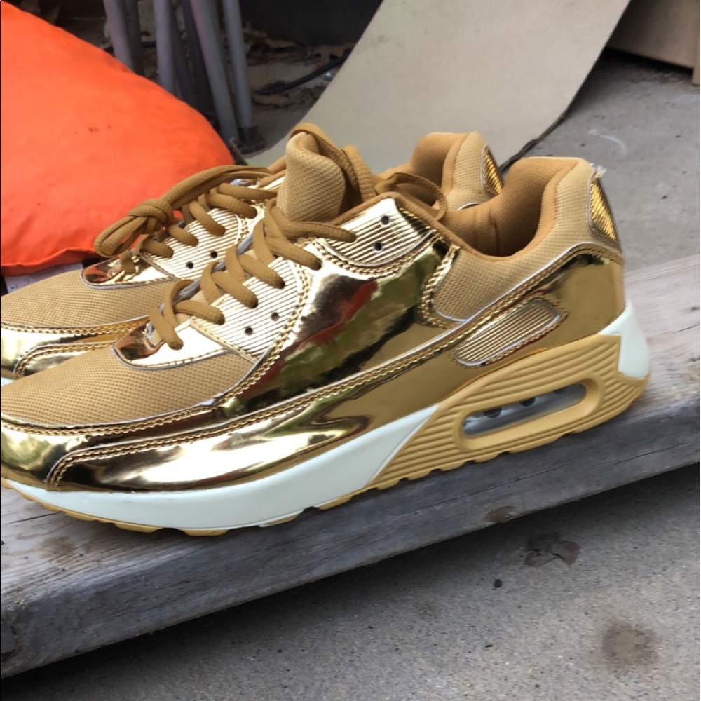 Gold shoes size 11
